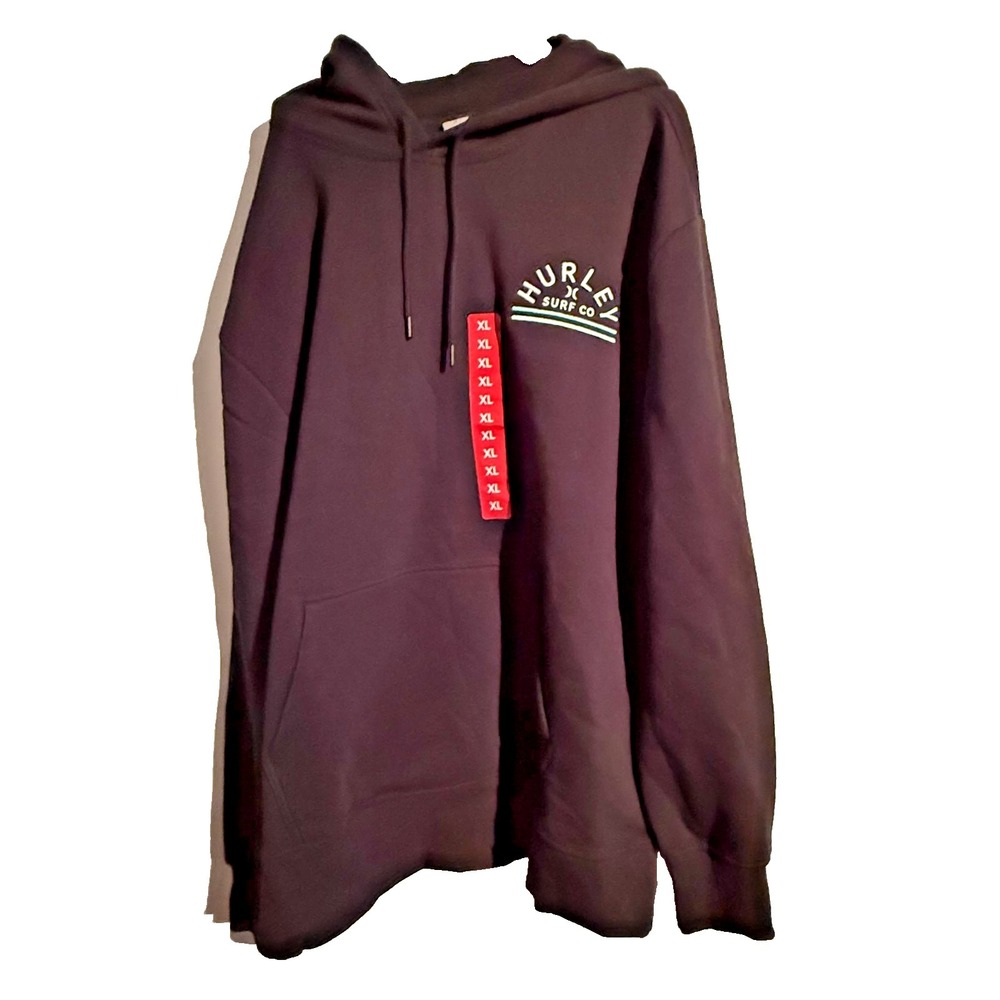Hurley Surf Company Mens XL Hoodie Black NWT